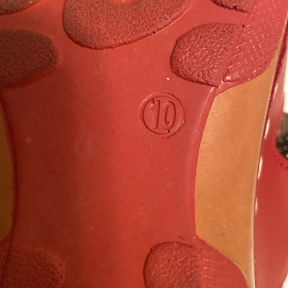 Lady Godiva Red Sandals…size 10 - Picture 8 of 8